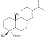 абиетиновая кислота в составе канифоли
