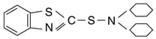 структурная формула сульфенамид DCBS 