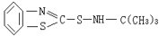 структурная формула сульфенамид TBBS